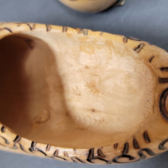 Handpainted Wood Clogs Dutch Holland - Picture 6 of 8